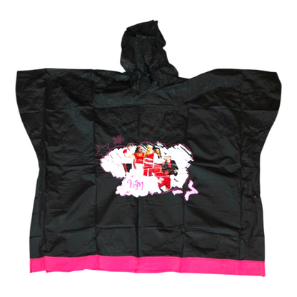 Impermeable infantil unitalla High School Musical vintage poncho rojo