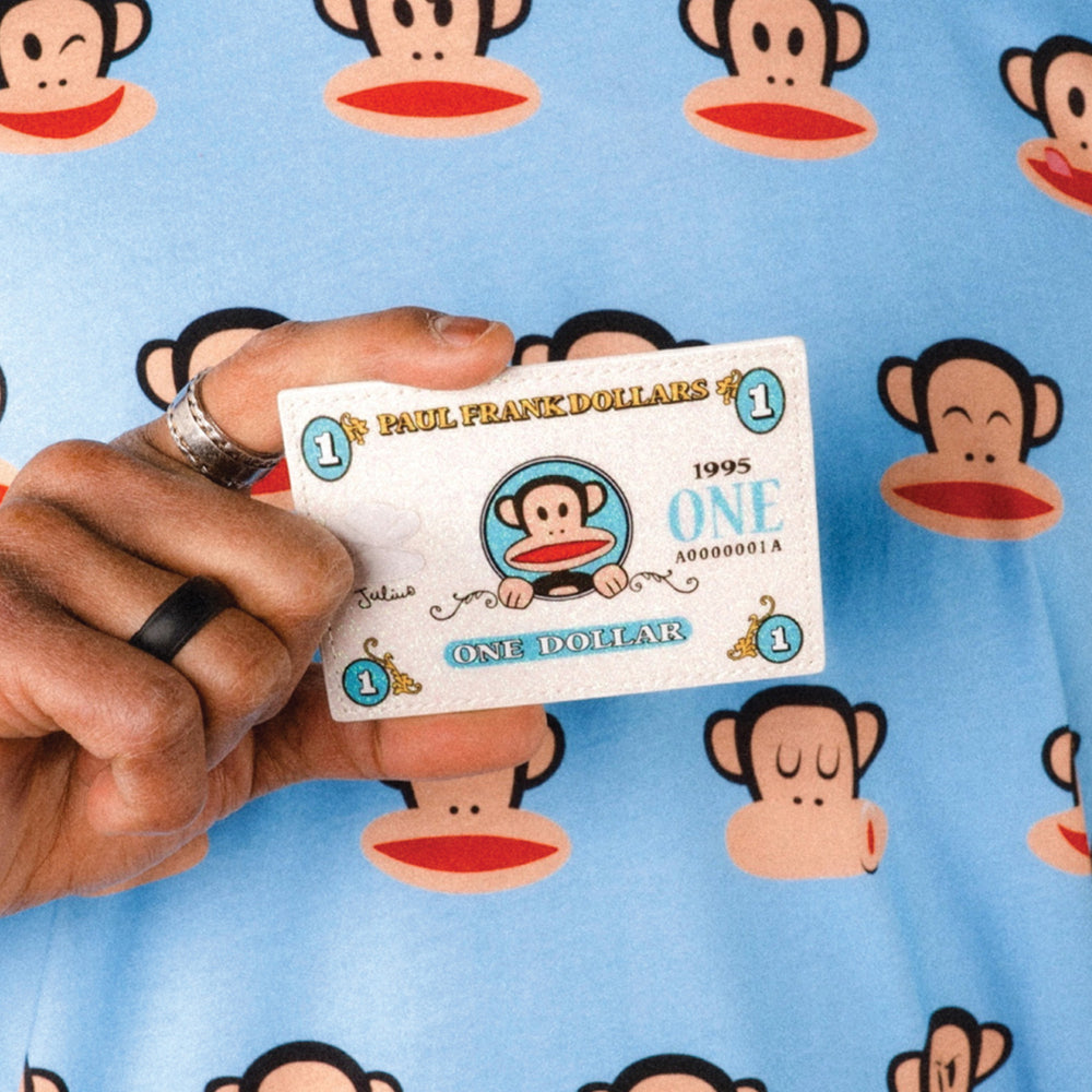 Paul Frank x Cakeworthy Tarjetero con glitter