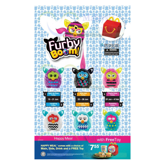 McDonald's Happy Meal Furby Boom año 2013