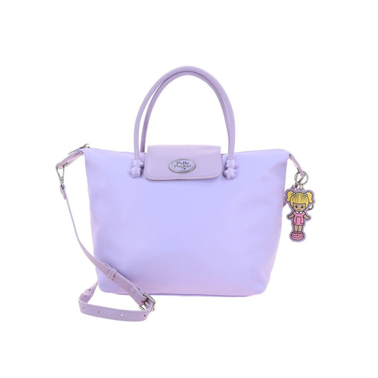 💜 ENTREGA INMEDIATA Polly Pocket by Gorett Bolso Satchel Eve Medium Lila 27.5x28x14 cms aprox
