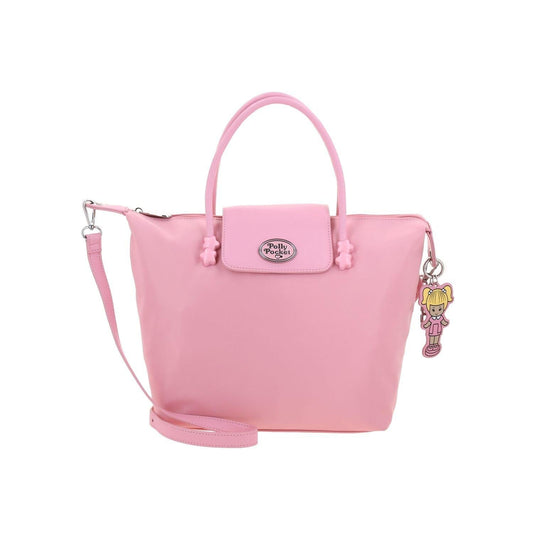 💜 ENTREGA INMEDIATA Polly Pocket by Gorett Bolso Satchel Eve Medium Rosa 27.5x28x14 cms aprox