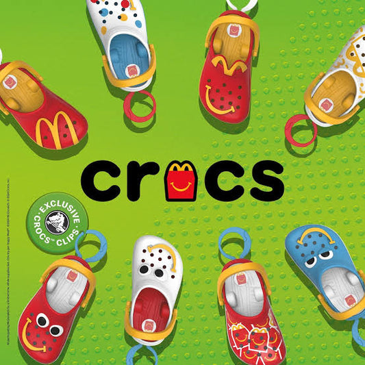 McDonald's Happy Meal Crocs año 2024 set de 8 Crocs *Segunda Mano sin empaque*
