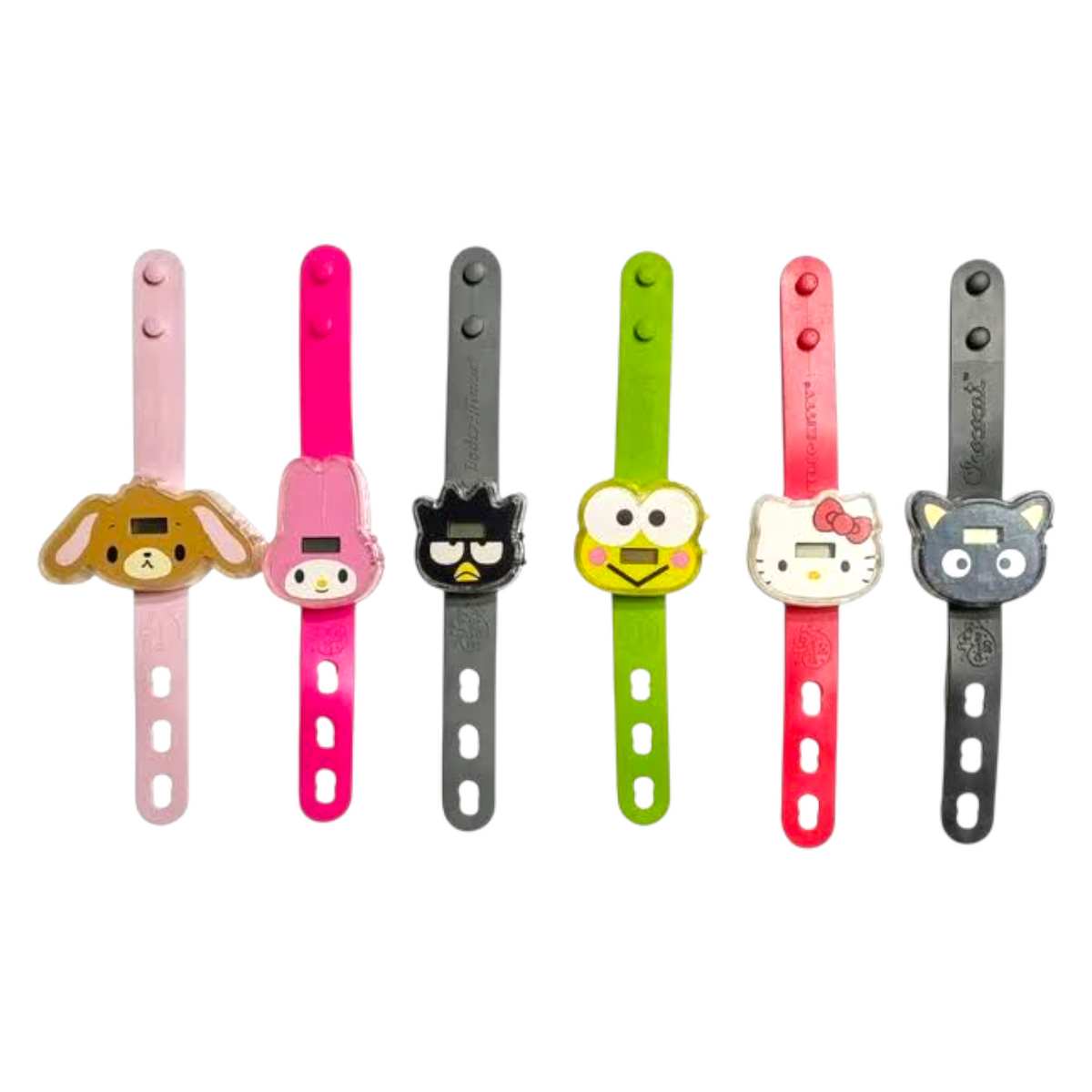McDonald's Happy Meal Hello Kitty Sanrio año 2010 Reloj Digital diámetro muñeca 20.5 cms necesitan batería nueva. Sí le quedan a adulto