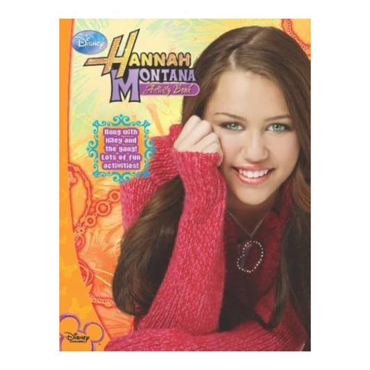 Años 2000s Hannah Montana Vintage Libro actividades año 1998 papel tipo revista morado