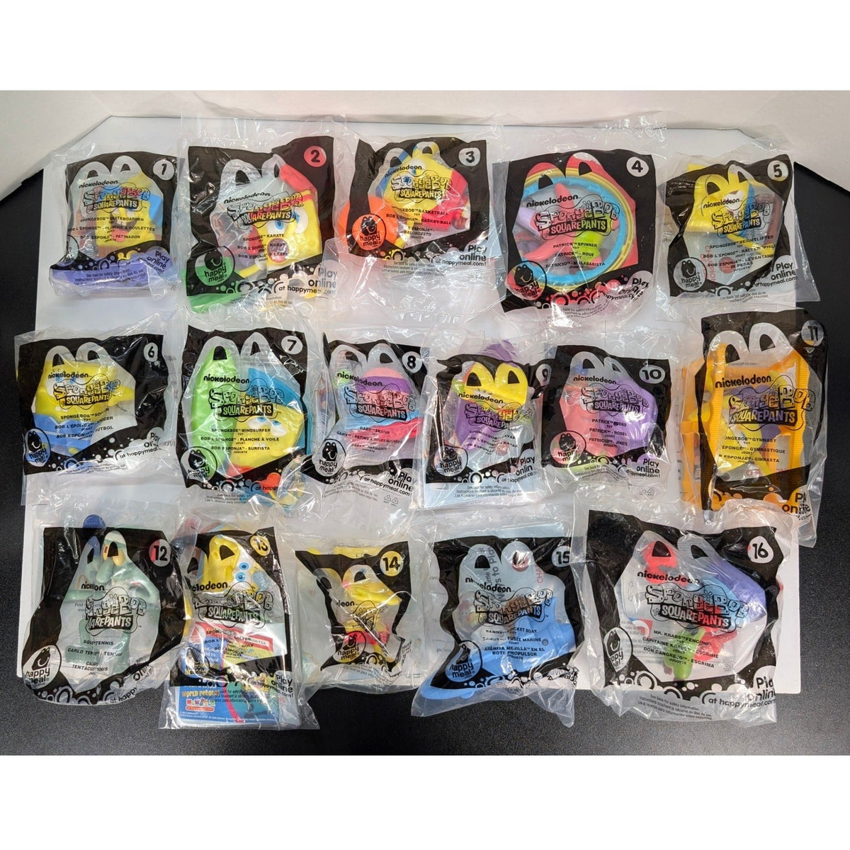 McDonald's Happy Meal Bob Esponja año 2012
