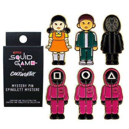 Squid Game x Cakeworthy blind box con 1 pin Misterioso Juego del calamar