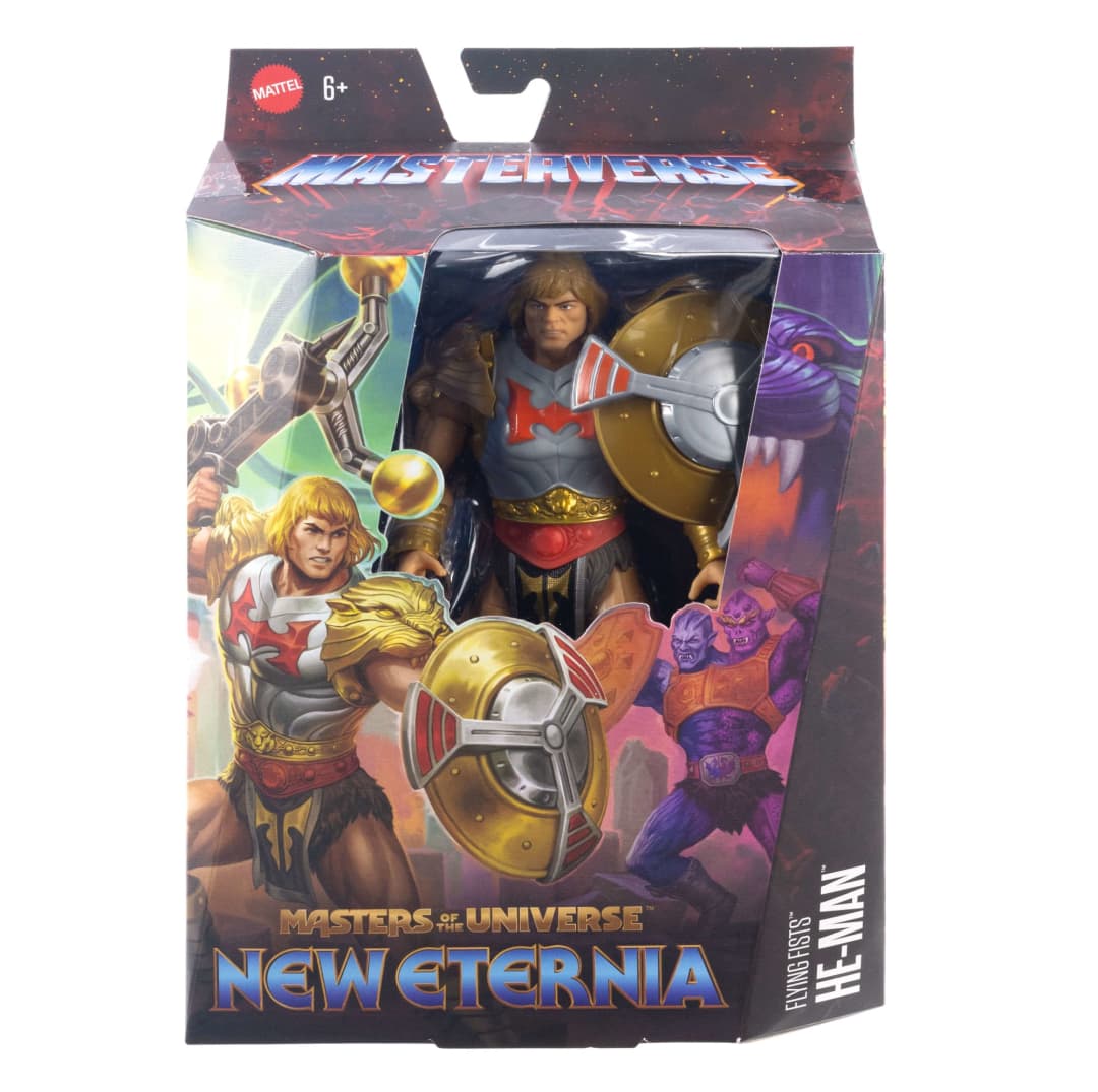 Masters Universe Masterverse New Eternia Flying Fists He-Man MOTU Action Figure 30 Articulaciones