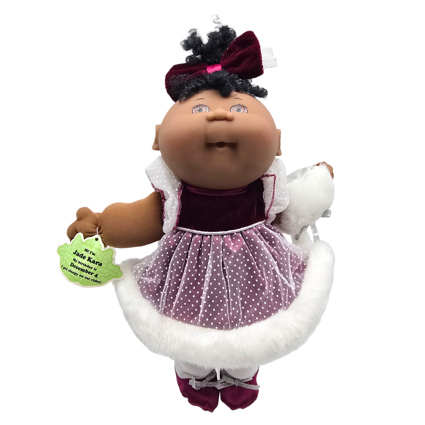 Cabbage Patch vintage Holidays Avon jade Kara 4 Diciembre (Nuevas) version sin caja. Venían en su bolsita (resellada para fotografía)