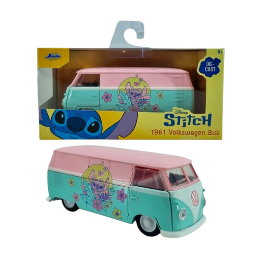 Jada Diecast Escala 1:32 Stitch Angel - Auto de Colección Disney