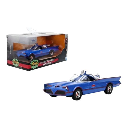 Jada Diecast Escala 1:32 Batimóvil Classic TV Series Azul - Auto de Colección