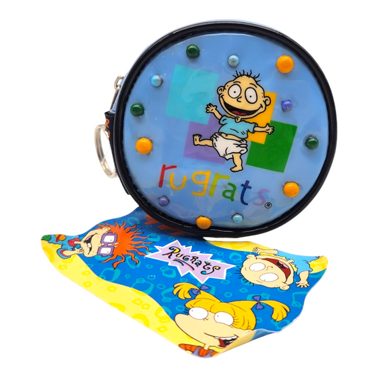 Monedero Rugrats Vintage Viacom charol azul