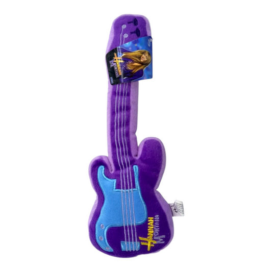 Años 2000s Hannah Montana Vintage Guitarra Peluche cojincito 35x12 cms aprox