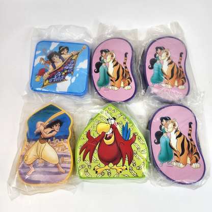 Burger King Happy Meal Aladdin Hidden treasure año 1994 cajita con conjincito inflable
