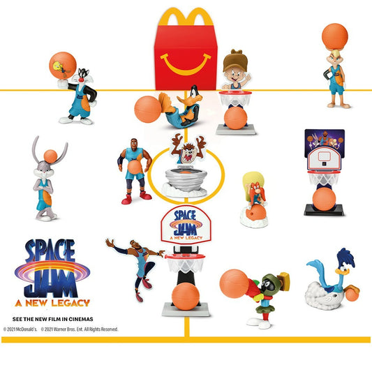 Space Jam New Legacy McDonald's Happy Meal año 2021
