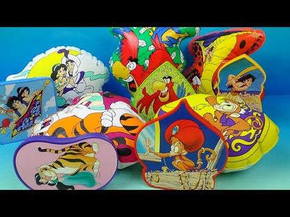 Burger King Happy Meal Aladdin Hidden treasure año 1994 cajita con conjincito inflable